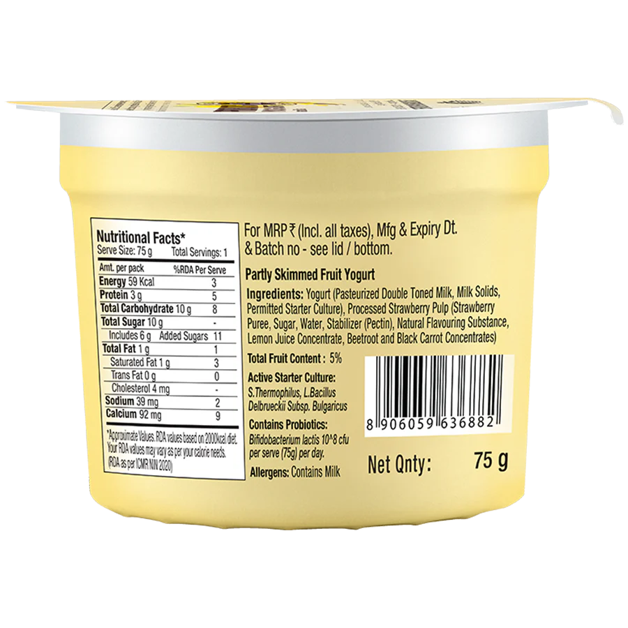 fruit yogurt, mango - Image 3