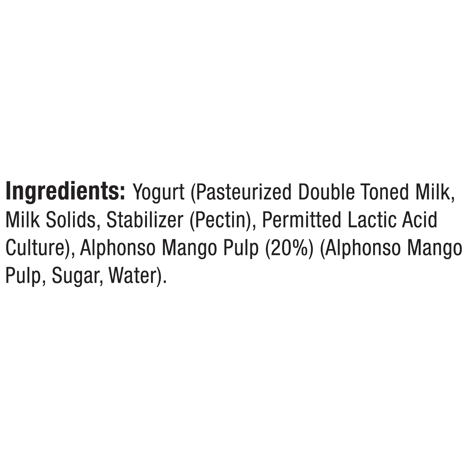 fruit yogurt, mango - Image 7