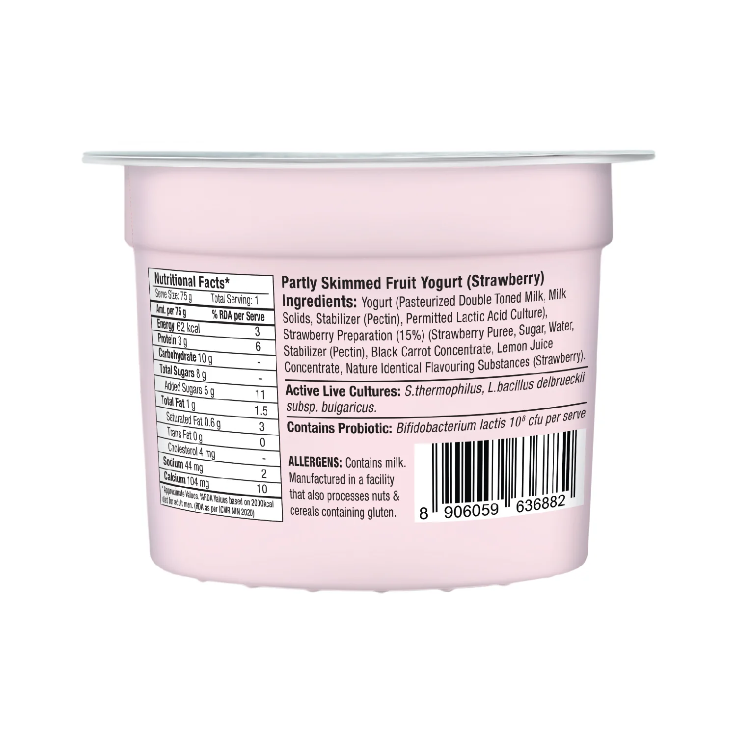 fruit yogurt, strawberry - Image 5