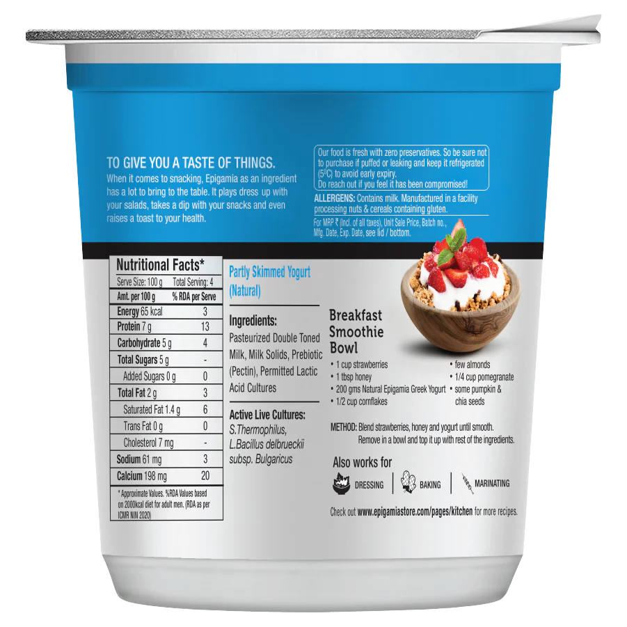 greek yogurt, natural - pack of 2 - Image 3