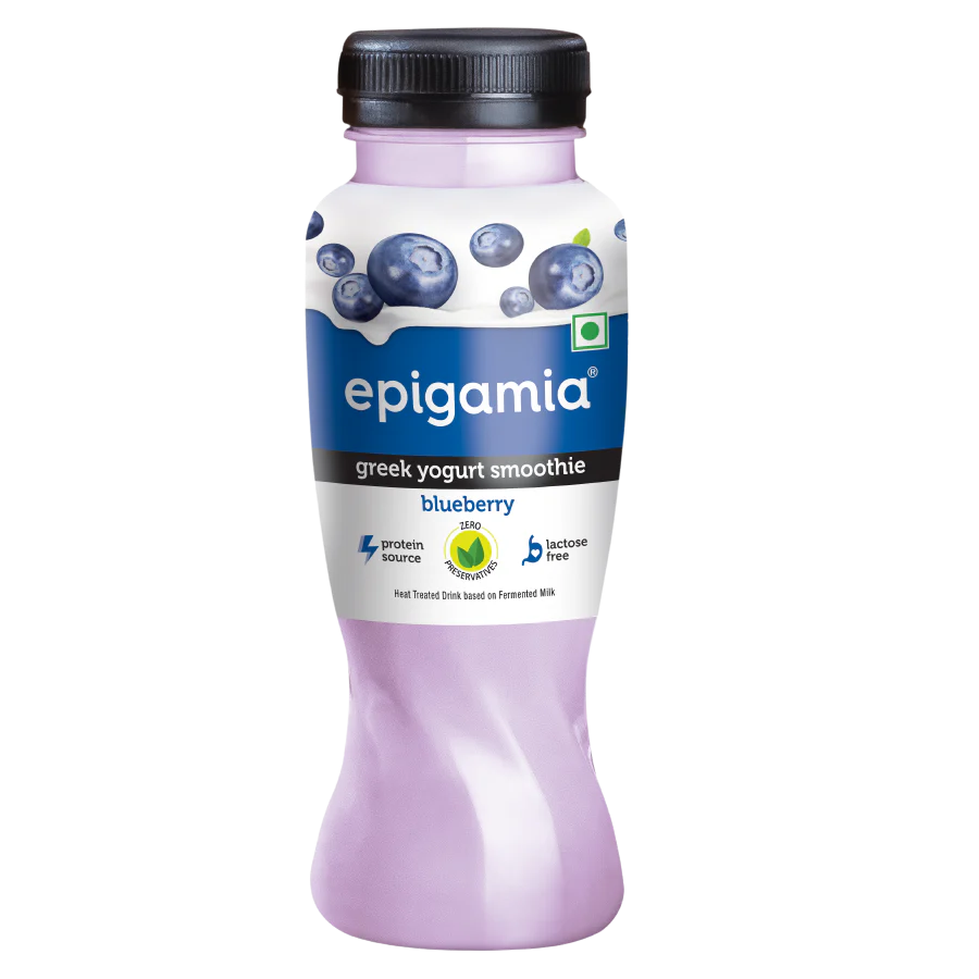 greek yogurt smoothie, blueberry - Image 3