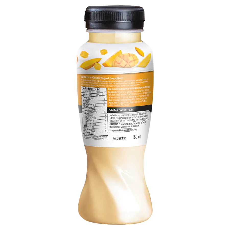 greek yogurt smoothie, mango - Image 4