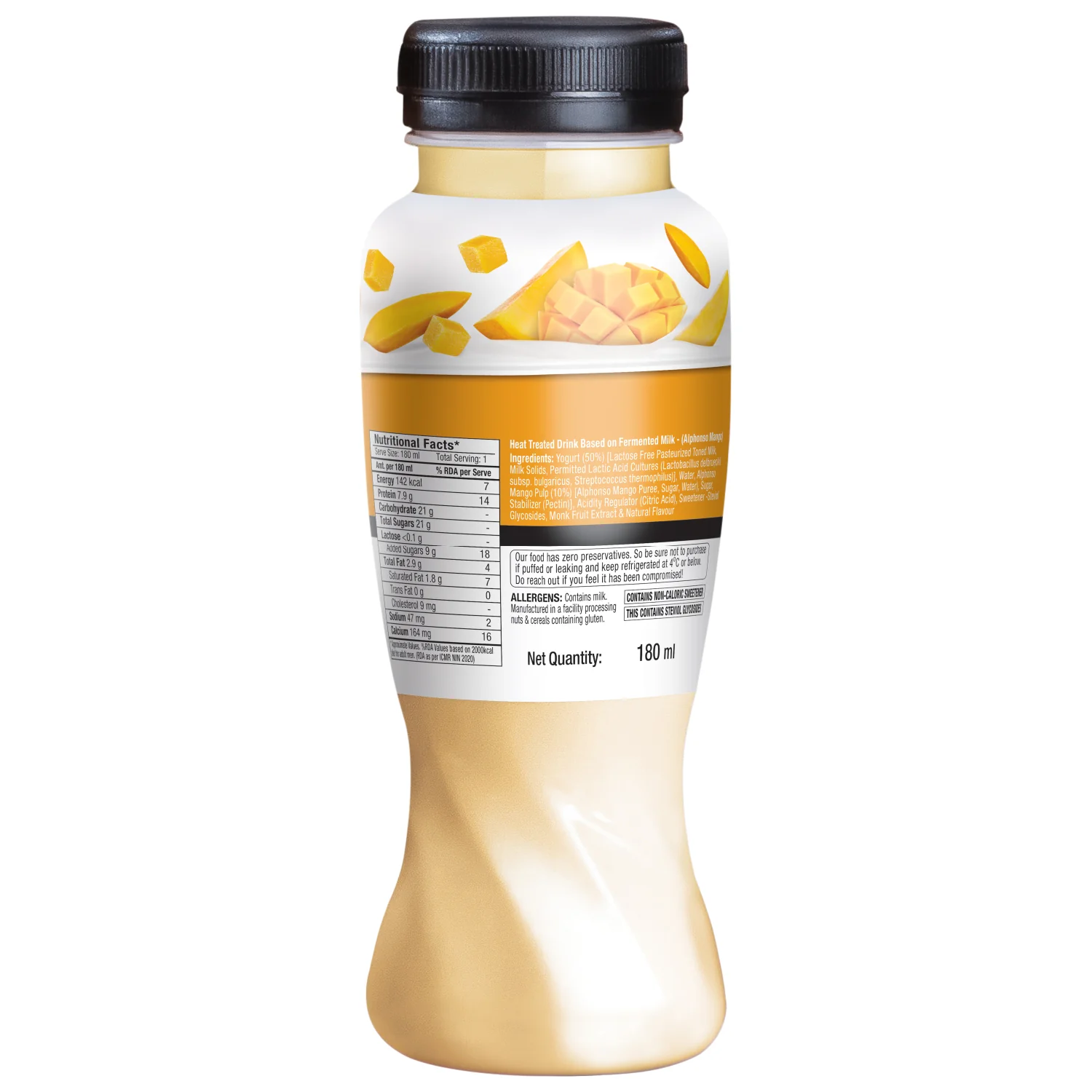 greek yogurt smoothie, mango - Image 4