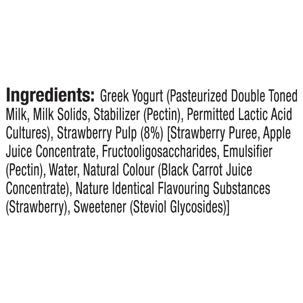 zero added sugar greek yogurt, strawberry - Image 6