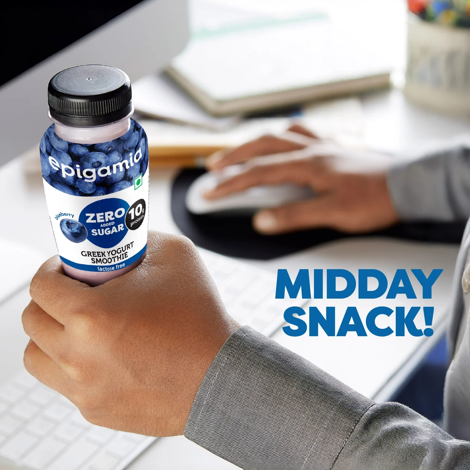 zero added sugar greek yogurt smoothies, blueberry - Image 4