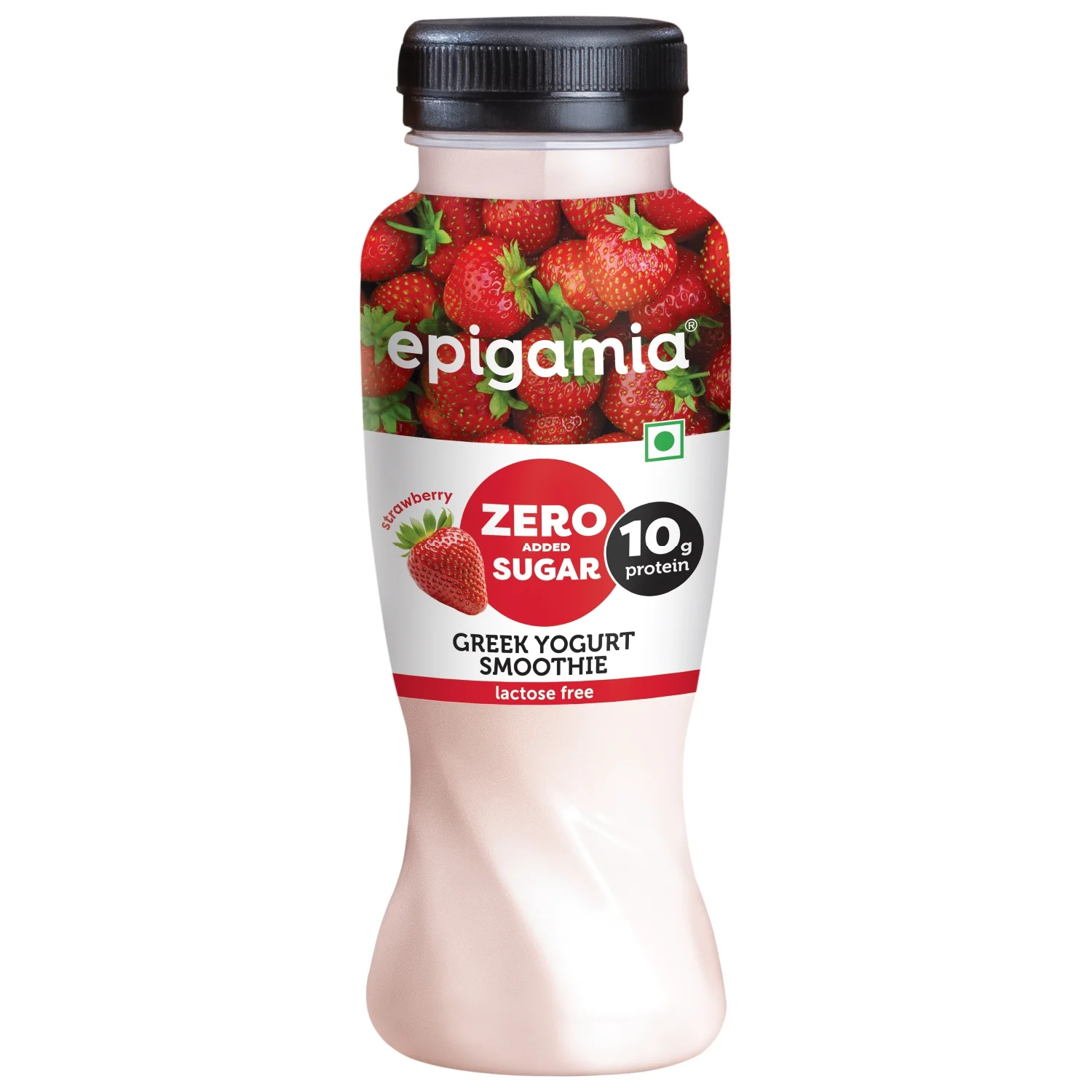 zero added sugar greek yogurt smoothies, strawberry - Image 3